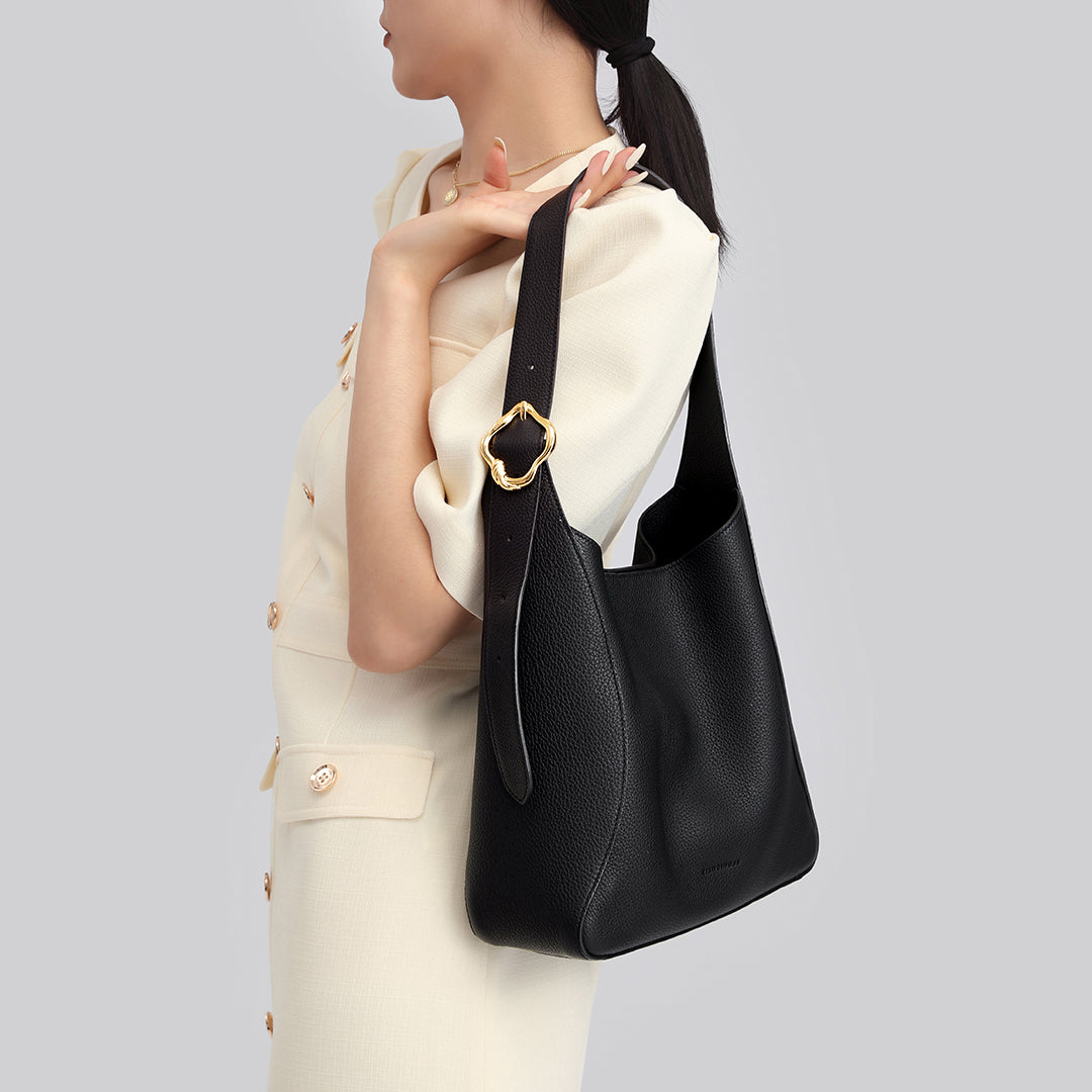 Camel Leather Bag, Hobo Casual Trendy Handbag, Alicia - Fgalaze Genuine Leather  Bags & Accessories