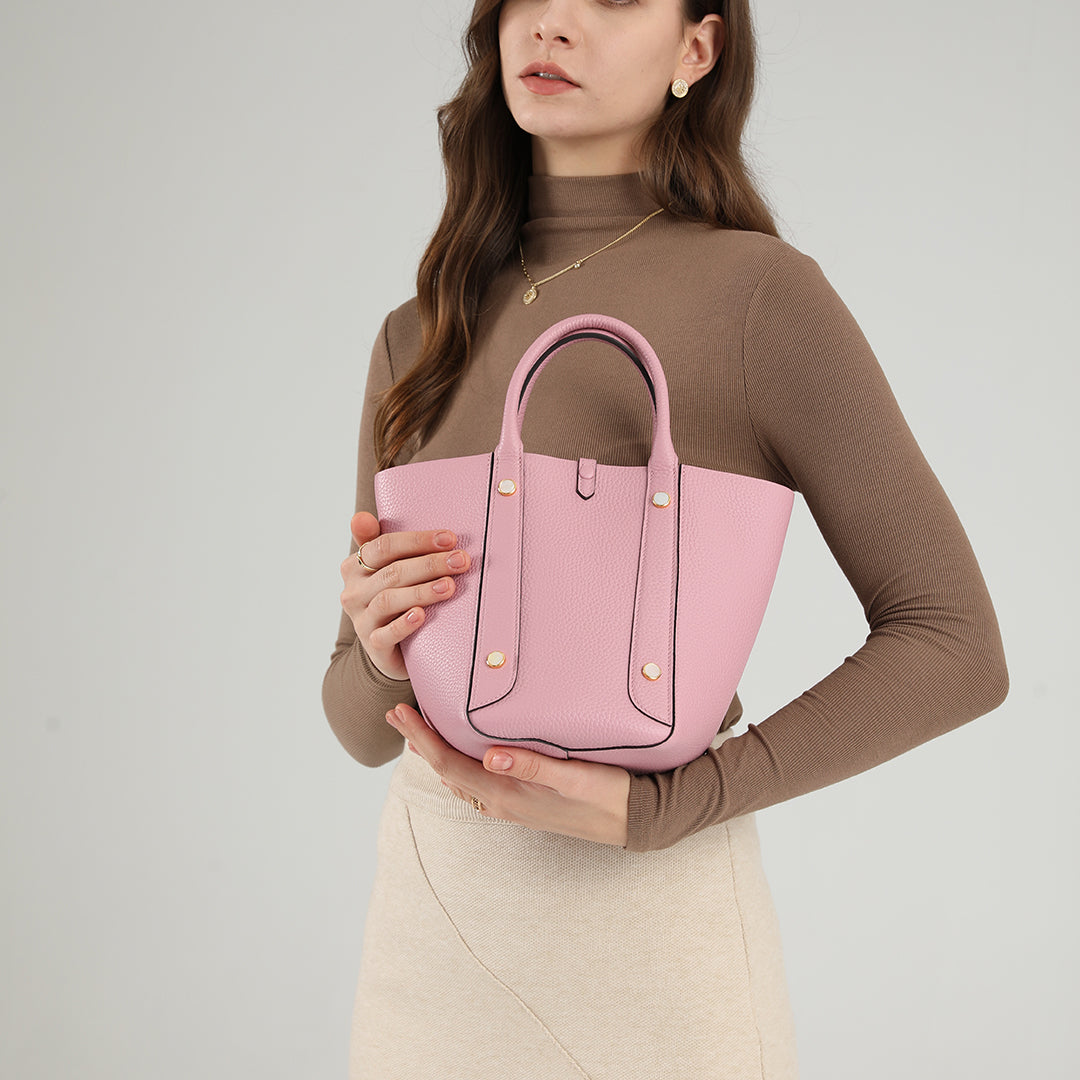 Fashion Multi-Function Picotin Bag - Mauve Sylvestre - Small
