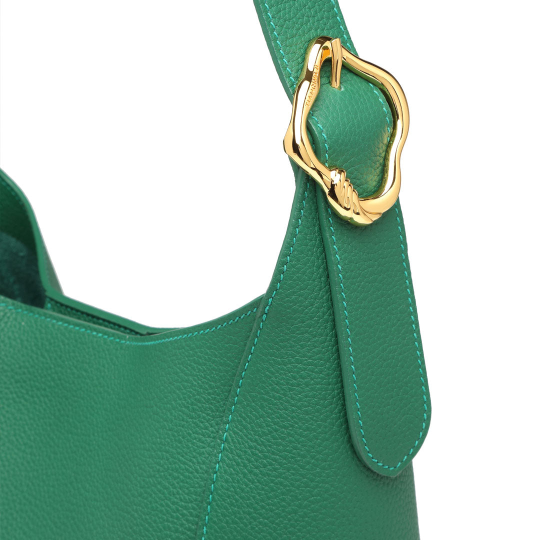 TOGO Minimalism Handmade Hobo Shoulder Bag - Green – msncraft